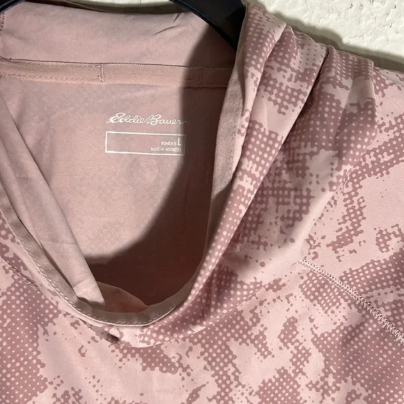 Eddie Bauer Women's Solarfoil Pullover Hoodie long sleeve shirt size L - Picture 5 of 10